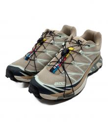 SALOMON（サロモン）の古着「ローカットスニーカー ハイテクシューズ」｜ベージュ