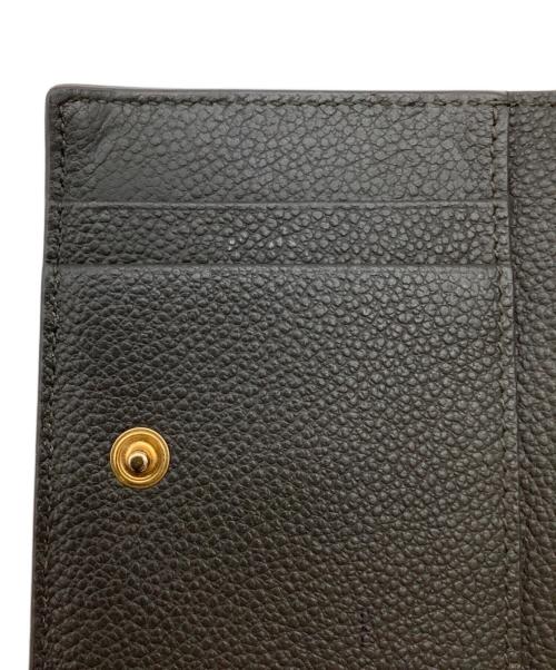 Saint Laurent Paris（サンローランパリ）Saint Laurent Paris (サンローランパリ) レザー 名刺入れ グレーの古着・服飾アイテム