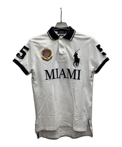 POLO RALPH LAUREN（ポロ・ラルフローレン）POLO RALPH LAUREN (ポロ・ラルフローレン) ポロシャツ ホワイト サイズ:XSの古着・服飾アイテム