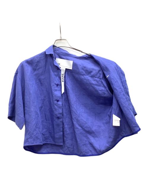 ticca（ティッカ）ticca (ティッカ) 半袖シャツ ブルー サイズ:Fの古着・服飾アイテム