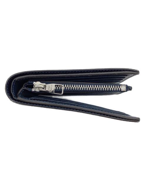 LOUIS VUITTON（ルイ ヴィトン）LOUIS VUITTON (ルイ ヴィトン) ポルト・フォイユ・マルコ　タイガ　2つ折り財布 ネイビーの古着・服飾アイテム