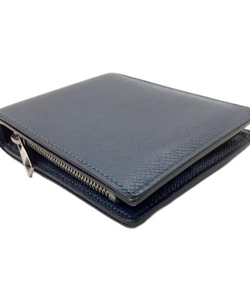 LOUIS VUITTON（ルイ ヴィトン）LOUIS VUITTON (ルイ ヴィトン) ポルト・フォイユ・マルコ　タイガ　2つ折り財布 ネイビーの古着・服飾アイテム