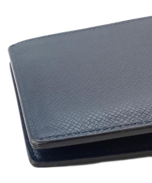 LOUIS VUITTON（ルイ ヴィトン）LOUIS VUITTON (ルイ ヴィトン) ポルト・フォイユ・マルコ　タイガ　2つ折り財布 ネイビーの古着・服飾アイテム