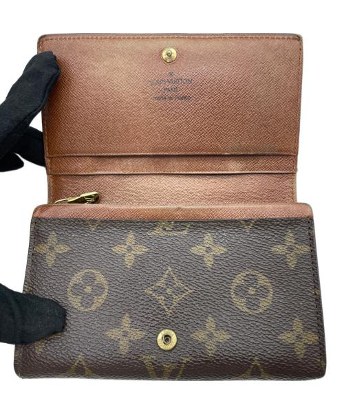 LOUIS VUITTON（ルイ ヴィトン）LOUIS VUITTON (ルイ ヴィトン) モノグラム　ポルトモネ・ビエ・トレゾール　2つ折り財布の古着・服飾アイテム