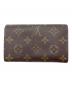 LOUIS VUITTON (ルイ ヴィトン) モノグラム　ポルトモネ・ビエ・トレゾール　2つ折り財布：10000円