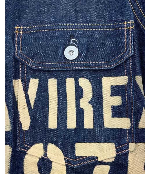 AVIREX（アヴィレックス）AVIREX (アヴィレックス) YAMANE (ヤマネ) Lot.2507 No.2 DENIM JACKET インディゴ サイズ:42の古着・服飾アイテム