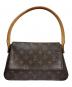 LOUIS VUITTON（ルイ ヴィトン）の古着「ハンドバッグ モノグラム ミニルーピング」｜ブラウン