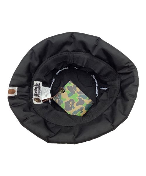A BATHING APE（アベイシングエイプ）A BATHING APE (アベイシングエイプ) バケットハット ブラック サイズ:Ｌの古着・服飾アイテム