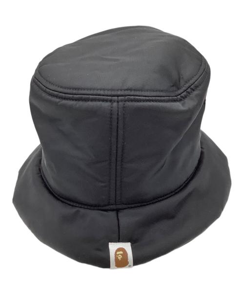 A BATHING APE（アベイシングエイプ）A BATHING APE (アベイシングエイプ) バケットハット ブラック サイズ:Ｌの古着・服飾アイテム