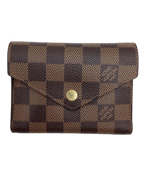 LOUIS VUITTON（ルイ ヴィトン）LOUIS VUITTON (ルイ ヴィトン) ポルトフォイユ・ヴィクトリーヌ ブラウンの古着・服飾アイテム