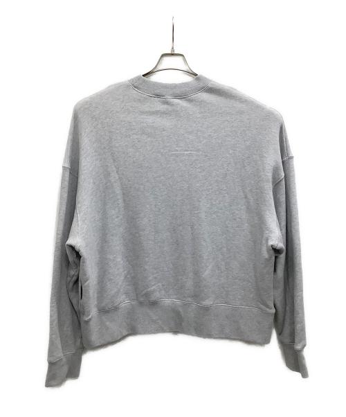Palm Angels（パーム エンジェルス）Palm Angels (パーム エンジェルス) カーブロゴクルーネックスウェットシャツ グレー サイズ:Mの古着・服飾アイテム