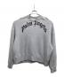 Palm Angels（パーム エンジェルス）の古着「カーブロゴクルーネックスウェットシャツ」｜グレー