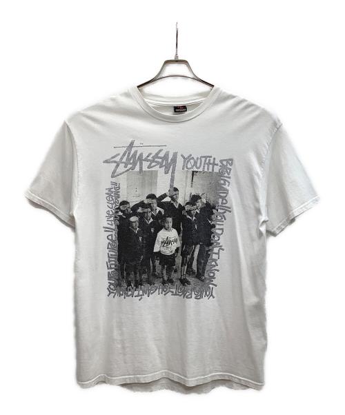 stussy（ステューシー）stussy (ステューシー) STUSSY TRIBE EXCLUSIVE TEE ホワイト サイズ:Lの古着・服飾アイテム