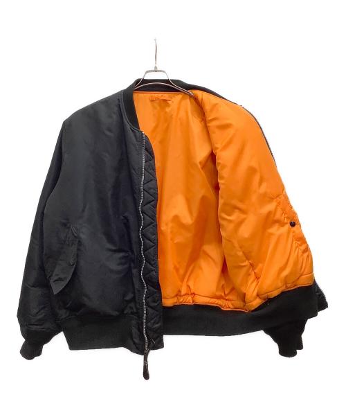 ALPHA（アルファ）ALPHA (アルファ) MA-1ジャケット ブラック サイズ:3XLの古着・服飾アイテム