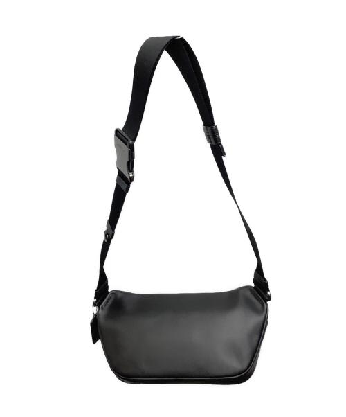 COACH（コーチ）COACH (コーチ) エリアス クロスボディ 　 ベルト バッグ　シグネチャー キャンバス ブラックの古着・服飾アイテム