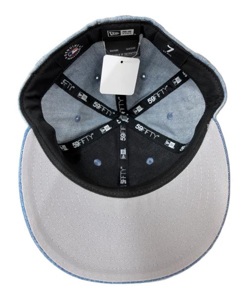 New Era（ニューエラ）New Era (ニューエラ) 59FIFTY LOS ANGELES DODGERS DENIM ブルー サイズ:SIZE 7(55.8cm)の古着・服飾アイテム