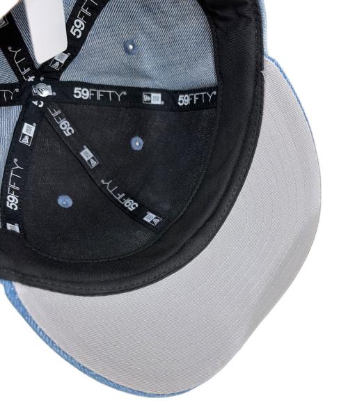 New Era（ニューエラ）New Era (ニューエラ) 59FIFTY LOS ANGELES DODGERS DENIM ブルー サイズ:SIZE 7(55.8cm)の古着・服飾アイテム