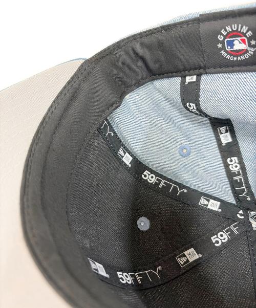 New Era（ニューエラ）New Era (ニューエラ) 59FIFTY LOS ANGELES DODGERS DENIM ブルー サイズ:SIZE 7(55.8cm)の古着・服飾アイテム