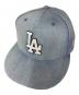 New Era（ニューエラ）の古着「59FIFTY LOS ANGELES DODGERS DENIM」｜ブルー