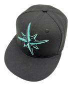 New Eraニューエラ）の古着「59FIFTY SEATTLE MARINERS TURN AHEAD THE CLOCK ALLSTAR GAME 2001」｜ブラック