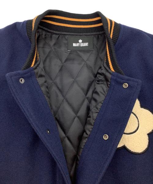 MARY QUANT（マリークヮント）MARY QUANT (マリークヮント) MQスタジャン ネイビー サイズ:Ｍの古着・服飾アイテム