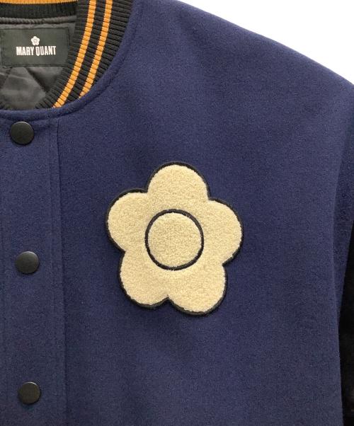 MARY QUANT（マリークヮント）MARY QUANT (マリークヮント) MQスタジャン ネイビー サイズ:Ｍの古着・服飾アイテム