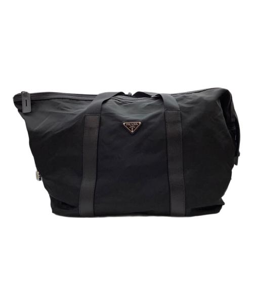 PRADA（プラダ）PRADA (プラダ) ナイロンボストンバッグ　Ｖ４９ ブラックの古着・服飾アイテム