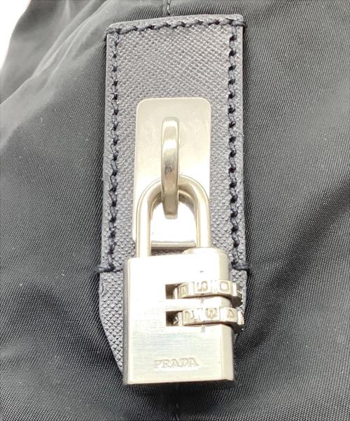 PRADA（プラダ）PRADA (プラダ) ナイロンボストンバッグ　Ｖ４９ ブラックの古着・服飾アイテム