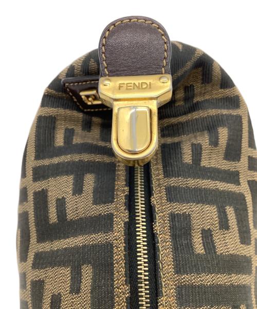 FENDI（フェンディ）FENDI (フェンディ) ズッカ柄　バニティバッグ ブラウンの古着・服飾アイテム