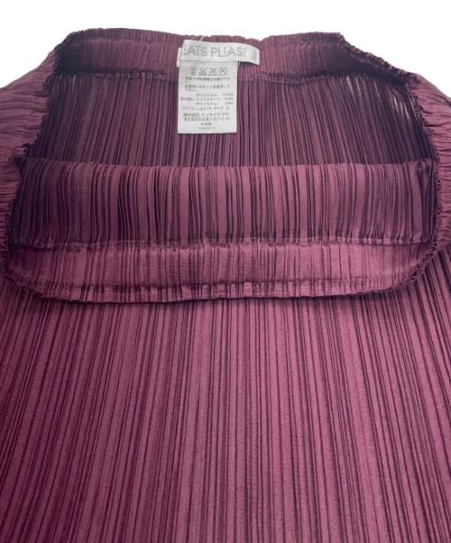 PLEATS PLEASE（プリーツプリーズ）PLEATS PLEASE (プリーツプリーズ) フレアロングスカート パープル サイズ:3の古着・服飾アイテム
