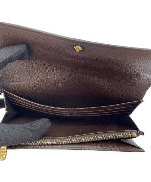 LOUIS VUITTON（ルイ ヴィトン）LOUIS VUITTON (ルイ ヴィトン) ダミエ　ポルトフォイユ・サラ　長財布 ブラウンの古着・服飾アイテム