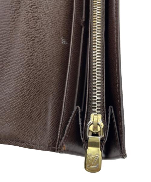 LOUIS VUITTON（ルイ ヴィトン）LOUIS VUITTON (ルイ ヴィトン) ダミエ　ポルトフォイユ・サラ　長財布 ブラウンの古着・服飾アイテム