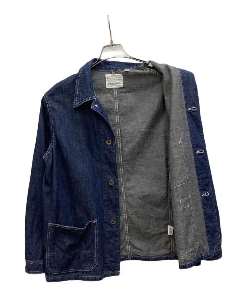 FULLCOUNT（フルカウント）FULLCOUNT (フルカウント) 2015-1 Denim Chore Jacket インディゴ サイズ:38の古着・服飾アイテム