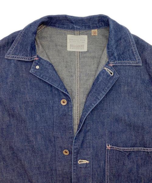 FULLCOUNT（フルカウント）FULLCOUNT (フルカウント) 2015-1 Denim Chore Jacket インディゴ サイズ:38の古着・服飾アイテム