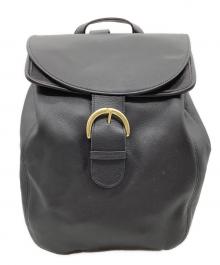COACH（コーチ）の古着「レザーリュック」｜ブラック