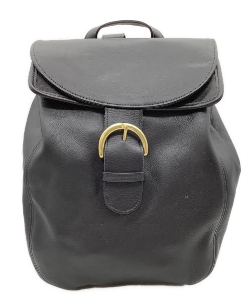 COACH（コーチ）COACH (コーチ) レザーリュック ブラックの古着・服飾アイテム