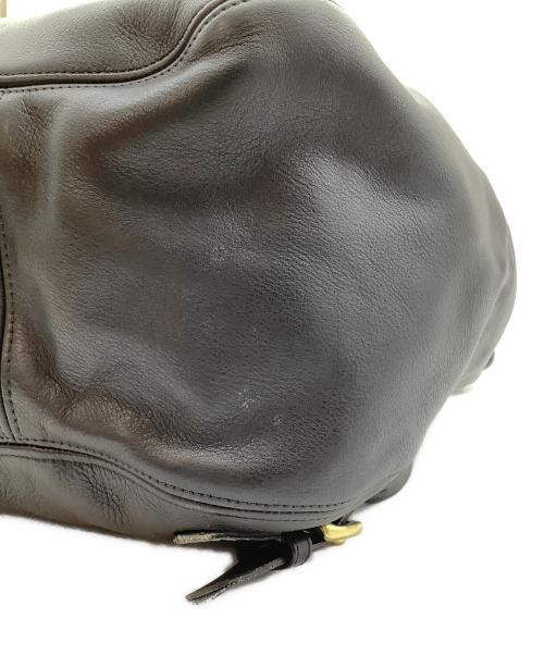 COACH（コーチ）COACH (コーチ) レザーリュック ブラックの古着・服飾アイテム