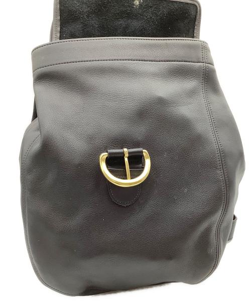 COACH（コーチ）COACH (コーチ) レザーリュック ブラックの古着・服飾アイテム