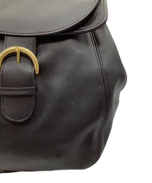 COACH（コーチ）COACH (コーチ) レザーリュック ブラックの古着・服飾アイテム