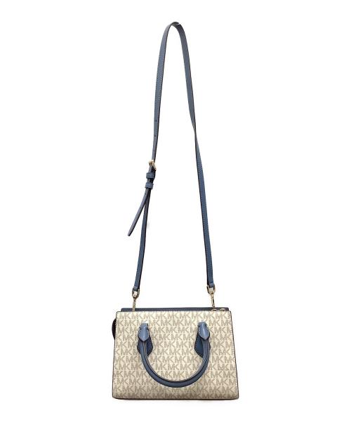 MICHAEL KORS（マイケルコース）MICHAEL KORS (マイケルコース) SHEILA センタージップ サッチェル スモール  MKシグネチャー ベージュの古着・服飾アイテム
