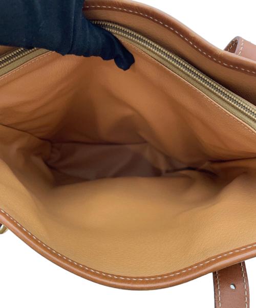 CELINE（セリーヌ）CELINE (セリーヌ) マカダム　トートバッグ ブラウンの古着・服飾アイテム