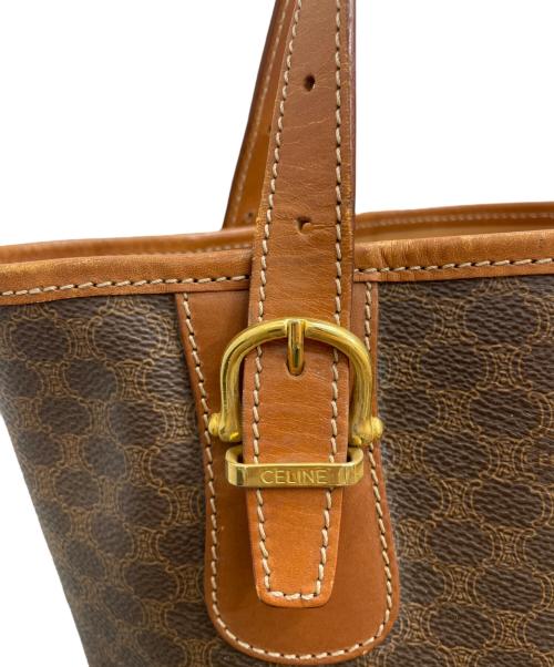 CELINE（セリーヌ）CELINE (セリーヌ) マカダム　トートバッグ ブラウンの古着・服飾アイテム