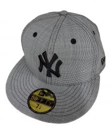 New Era×ERMENEGILDO ZEGNA（ニューエラ×エルメネジルド・ゼニア）の古着「59FIFTY NEW YORK YANKEES」｜グレー