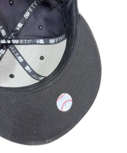New Era（ニューエラ）New Era (ニューエラ) Ermenegildo Zegna (エルメネジルド・ゼニア) 59FIFTY NEW YORK YANKEES グレー サイズ:SIZE 7 1/8(56.8cm)の古着・服飾アイテム