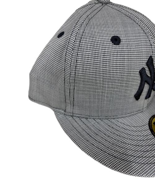 New Era（ニューエラ）New Era (ニューエラ) Ermenegildo Zegna (エルメネジルド・ゼニア) 59FIFTY NEW YORK YANKEES グレー サイズ:SIZE 7 1/8(56.8cm)の古着・服飾アイテム