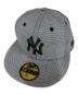 New Era（ニューエラ）の古着「59FIFTY NEW YORK YANKEES」｜グレー