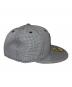 中古・古着 New Era (ニューエラ) Ermenegildo Zegna (エルメネジルド・ゼニア) 59FIFTY NEW YORK YANKEES グレー サイズ:SIZE 7 1/8(56.8cm)：3500円