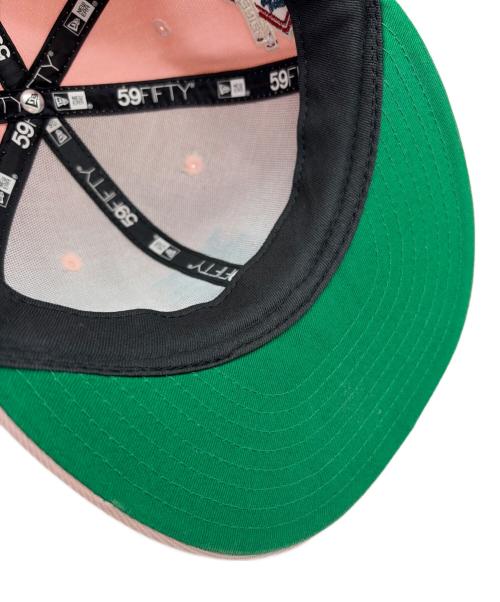 New Era（ニューエラ）New Era (ニューエラ) 59FIFTY NEW YORK METS WORLD SERIES 1969 ピンク サイズ:SIZE 7 5/8(60.6cm)の古着・服飾アイテム