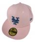 New Era（ニューエラ）の古着「59FIFTY NEW YORK METS WORLD SERIES 1969」｜ピンク