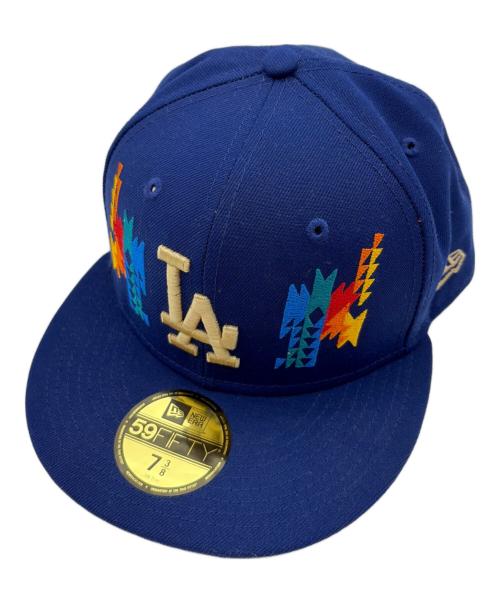 New Era（ニューエラ）New Era (ニューエラ) 59FIFTY LOS ANGELES DODGERS SOUTHWESTERN ブルー サイズ:SIZE 7 3/8(58.7cm)の古着・服飾アイテム